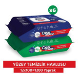 Clear Motion 1200 Yaprak 12'li Islak Mendil