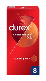 Durex Yakın Hisset İnce Prezervatif 8'li