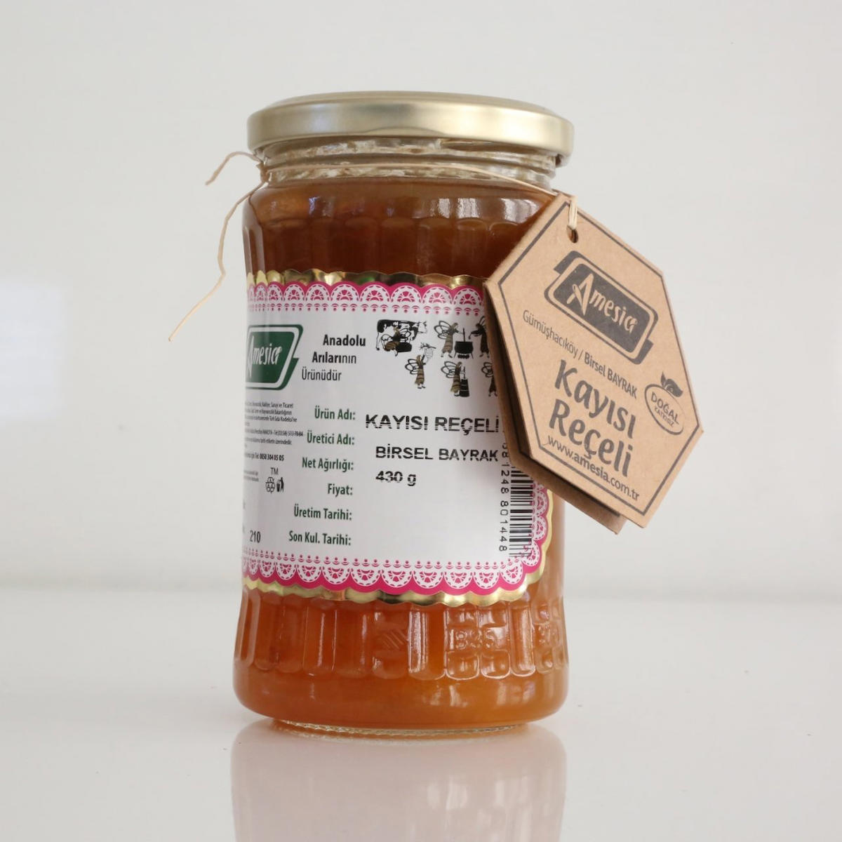 Amesia Kayısı Reçeli 430 gr