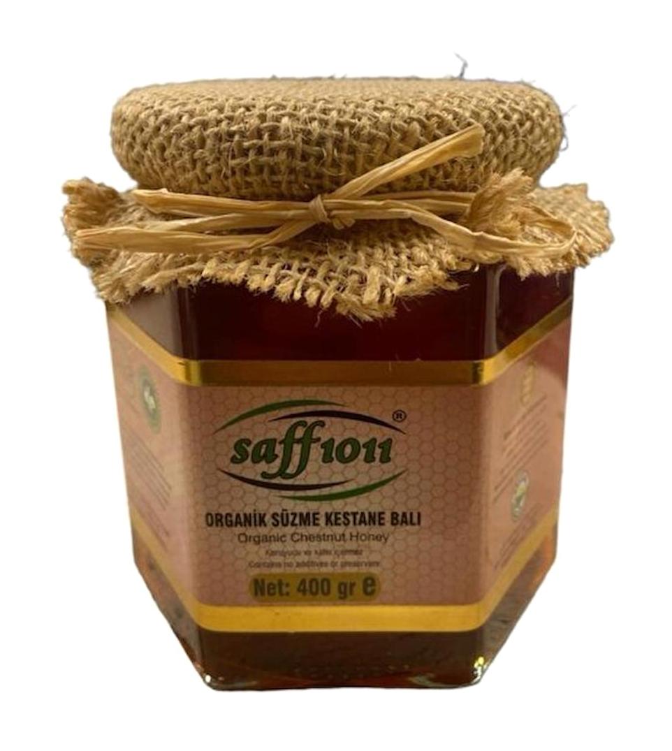 Saff 1011 Organik Süzme Kestane Balı 400 gr