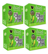 Tonton Mısır Koçanı Topaklanan İnce Taneli Aktif Karbonlu Organik Kedi Kumu 4x8 lt