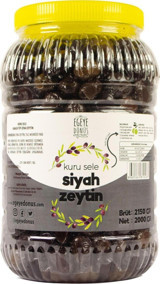 Egeye Dönüş Az Tuzlu Sele Gemlik Siyah Zeytin Pet Kavanoz 2 kg