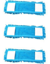 Cod-ex Mikrofiber Makarna Şönil 3 Adet Mop Mavi