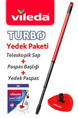 Vileda Turbo Paspas Kırmızı