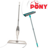 Pony Süper Sprey Mop Seti Gri