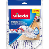 Vileda Turbo 3in1 Extra Pedli Mikrofiber Paspas Beyaz