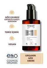 Sirenol Organik Sertifikalı Anti Aging Tüm Ciltler İçin Göz Çevresi Krem Pompalı 15 ml