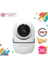 Alpsmart AS-680 Hareket Sensörlü Gece Görüşlü Full HD IP Bebek Kamerası