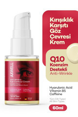 Axwell Q10 Koenzim Destekli Anti-Wrinkle Tüm Ciltler İçin Göz Çevresi Krem Pompalı 60 ml