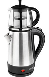 Sinbo Stm-5836 Cam Demlikli 1600 W Çelik Gri Çay Makinesi