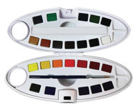 Pebeo Watercolour Aquarelle Fine 24'lü Tablet Sulu Boya Seti
