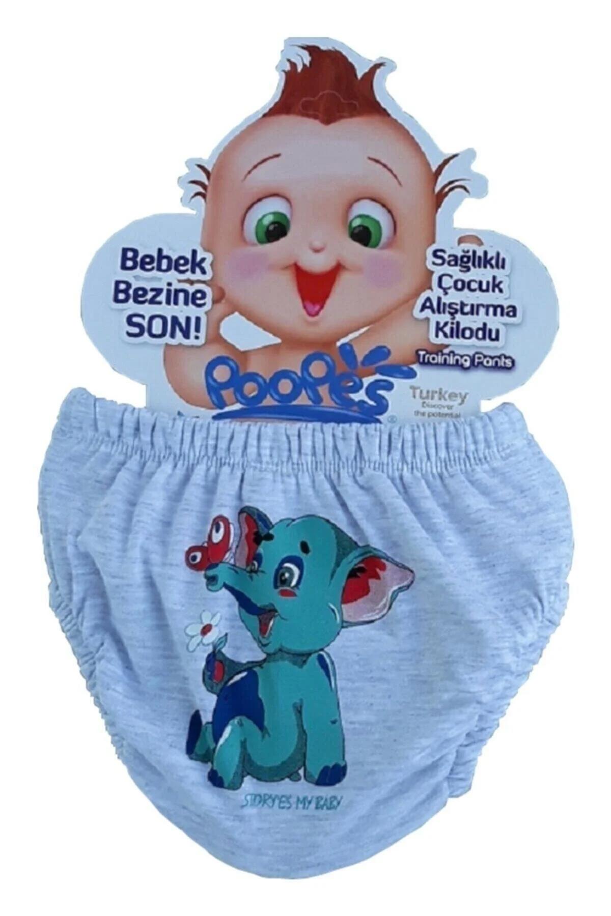 Bebelop 3'lü Sızdırmayan Yıkanabilir Alıştırma Külodu