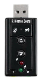 Alfais AL-4506 USB Çift Girişli 7.1 Harici Ses Kartı