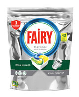 Fairy Platinum Limon Tablet Bulaşık Makinesi Deterjanı 5x43 Adet