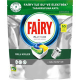 Fairy Platinum Limon Tablet Bulaşık Makinesi Deterjanı 65 Adet