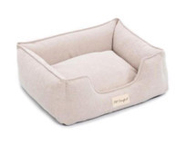 Pet Comfort Alpha Yıkanabilir Tek Fonksiyonlu 60x50 cm Sepet Kedi Yatağı Ekru