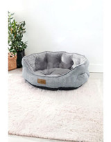 Pet Dreams Sprit Yıkanabilir Tek Fonksiyonlu 40x30 cm Sepet Kedi Yatağı Gri