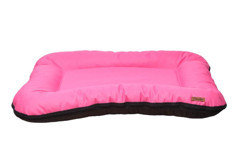 Chester Outdoor Yıkanabilir Tek Fonksiyonlu 60x40 cm Simit Kedi Yatağı Pembe