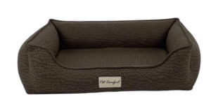 Pet Comfort Bravo Siena Yıkanabilir Tek Fonksiyonlu 60x75 cm Simit Kedi Yatağı Kahverengi