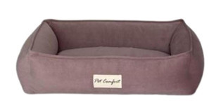 Pet Comfort Golf Yıkanabilir Tek Fonksiyonlu 55x45 cm Simit Kedi Yatağı Pembe