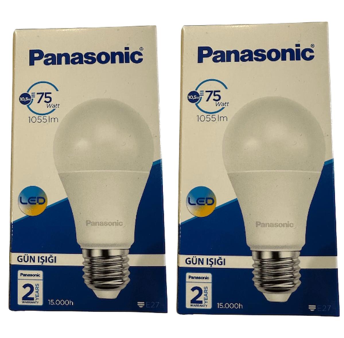 Panasonic Günışığı 10.5 W Tasarruflu Beyaz E27 Yuvarlak Led Ampul