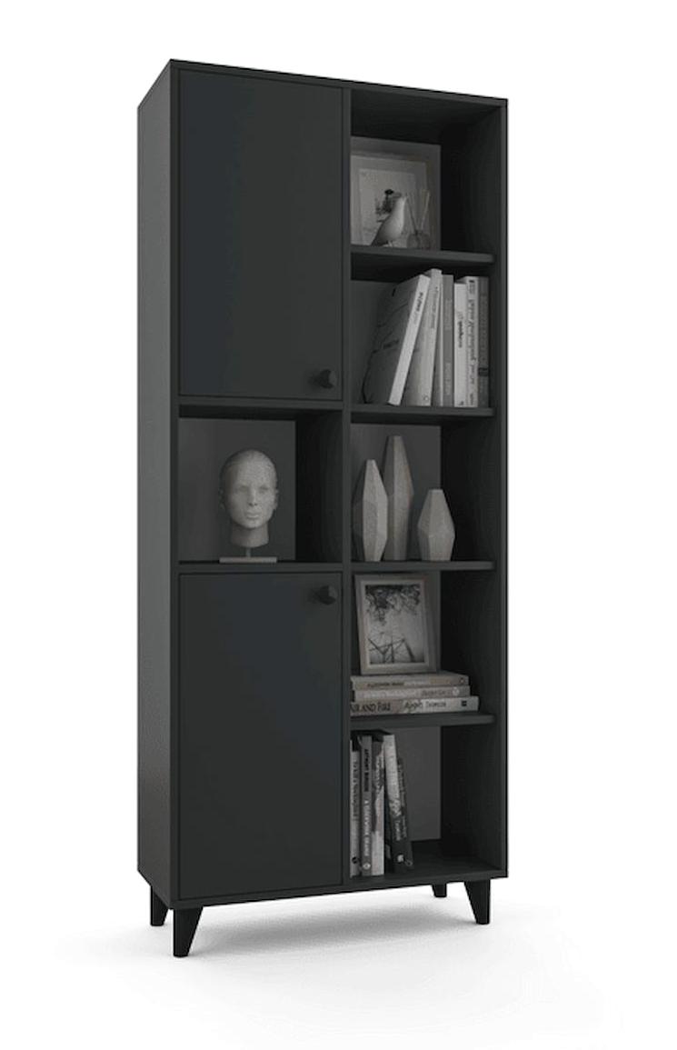 Siena Çok Gözlü 5 Raflı Suntalam 75x180x32 cm Antrasit
