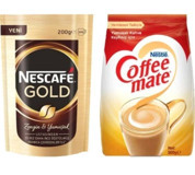 Nestle Nescafe Gold Paket Granül Kahve 200 gr + Nestle Coffee Mate 500 gr