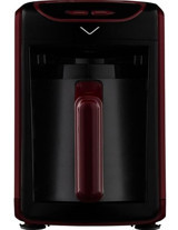 Vestel BD710 Tek Hazneli Otomatik 240 ml 4 Fincan Bordo Türk Kahvesi Makinesi