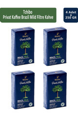 Tchibo Privat Kaffee Sade Brezilya Arabica Öğütülmüş Filtre Kahve 4x250 gr