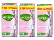 Molped Ultra Ultra İnce 24'lü Hijyenik Ped 3 Adet