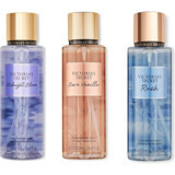 Victoria's Secret Midnight Bloom-Bare Vanilla-Rush Kadın Vücut Spreyi 3x200 ml