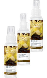 Avon Soft Vanilla Kadın Vücut Spreyi 3x100 ml