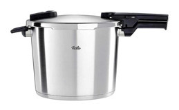Fissler Vitaquick Premium Düdüklü Kapak Paslanmaz Çelik 10 lt Düdüklü Tencere Siyah