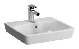 Vitra 5661B003-0937 Klasik Tekli 50 cm Seramik Tezgah Üstü Dikdörtgen Lavabo Beyaz