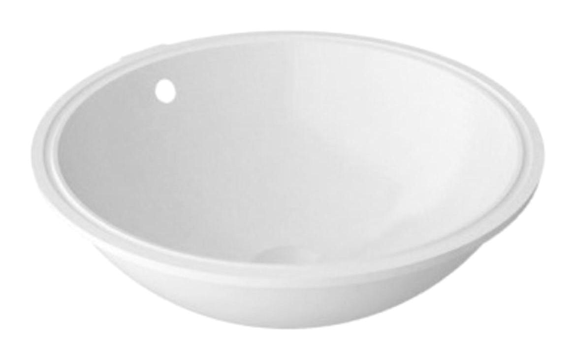 Serel 0591DSS110H Klasik Tekli 40 cm Tezgah Altı Yuvarlak Lavabo Beyaz