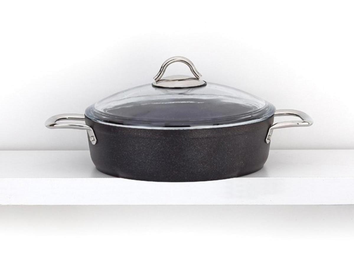 Bonera Pro-plus Cam Kapaklı Titanyum 26 cm Karnıyarık Tenceresi