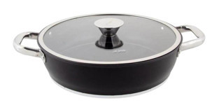 Aryıldız Trendy İnduction Prestige İndüksiyonlu Cam Kapaklı Alüminyum 26 cm Karnıyarık Tenceresi