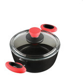 Leggno Colorgy Cam Kapaklı Titanyum 24 cm Karnıyarık Tenceresi