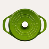 Sürel Potart Yeşil Döküm 28 cm Karnıyarık Tenceresi