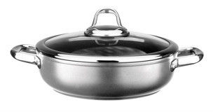 Leggno Mst2828st28gr Cam Kapaklı Titanyum 28 cm Karnıyarık Tenceresi