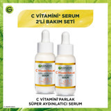Garnier Set C Vitaminli Canlandırıcı Yaşlanma Karşıtı Kırışıklık Karşıtı Jel Yüz Serumu 2x30 ml