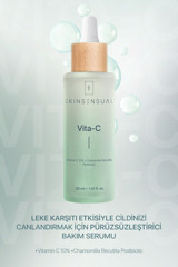 Skin Sensual C Vitaminli Canlandırıcı Ampul Yüz Serumu 30 ml