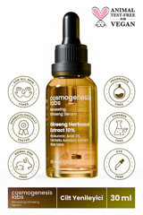 Cosmogenesis Labs Vegan Canlandırıcı Kırışıklık Karşıtı Jel Yüz Serumu 30 ml