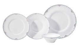 Korkmaz Bella Collection A8166 60 Parça 12 Kişilik Desenli Porselen Yuvarlak Yemek Takımı