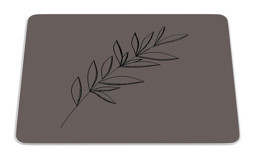 Questo Casa 22x18 cm S Mousepad Kahverengi