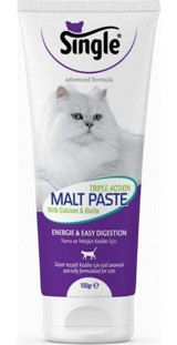 Single Multivitamini Tüy Dökme Yavru-Yetişkin Kedi Vitamini Macun 100 gr