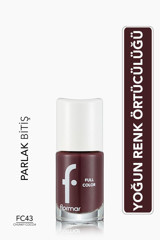 Flormar 43 Bordo Parlak Oje