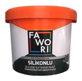 Fawori Silikonlu Akrilik Yalıtımlı Su Bazlı Dış Cephe Boyası 20 kg Beyaz