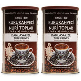 Kurukahveci Nuri Toplar Damla Sakızlı Orta Kavrulmuş Türk Kahvesi 2x250 gr