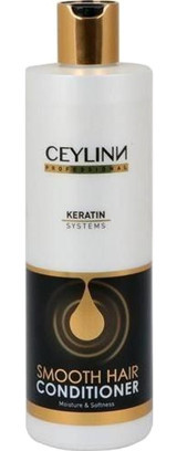 Ceylinn Smooth Keratin Nemlendirici-Onarıcı Keratinli Boyalı Tüm Saçlar için Unisex Saç Kremi 375 ml